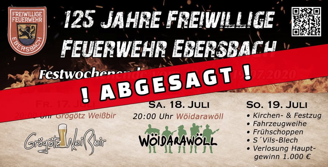 125Jahre FFW Ebersbach abgesagt