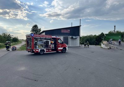 Übung 2023 bei Biogasanlage Ebersbach